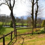 View of the River Teith from Callander Woods Holiday Park